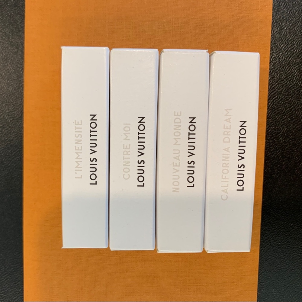 Louis Vuitton fragrances samples